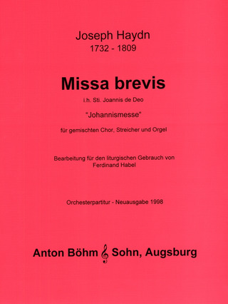Joseph Haydn - Missa Brevis B-Dur Sancti Johannis De Deo Hob 22/7