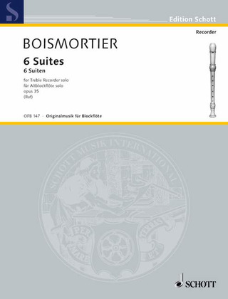 Joseph Bodin de Boismortier - 6 Suiten