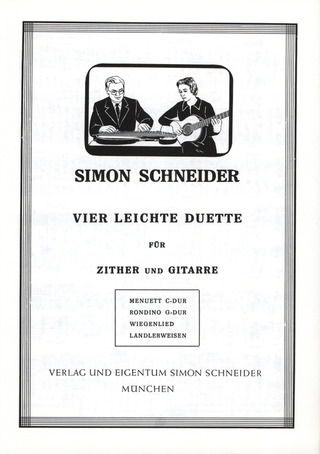 Schneider Simon - 4 Leichte Duette
