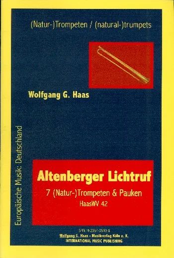 Wolfgang G. Haas - Altenberger Lichtruf Haaswv 42