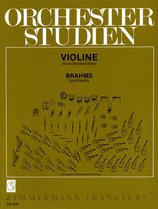 Johannes Brahms: Orchesterstudien Violine/Violin
