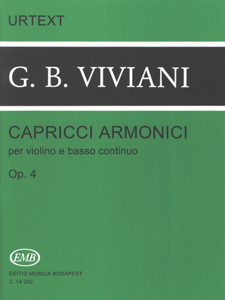 Giovanni Buonaventura Viviani - Capricci armonici per violino e basso continuo op. 4