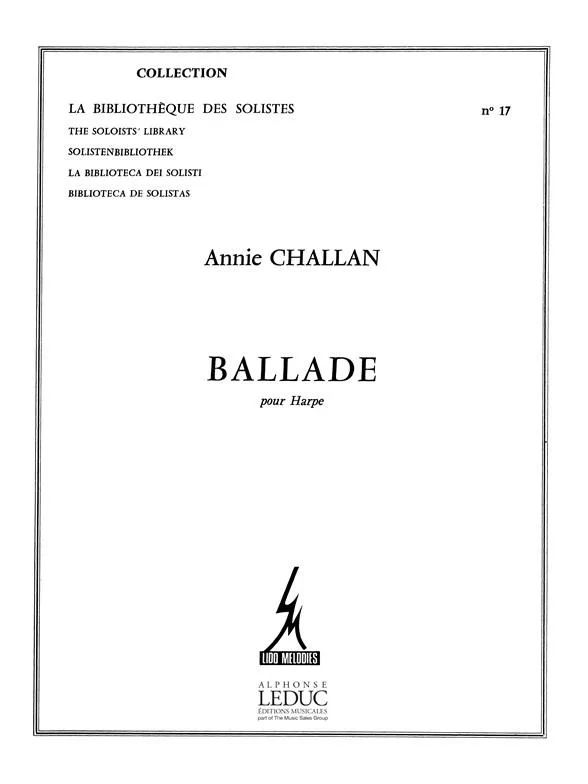 Annie Challan - Ballade Harpe - Lm017