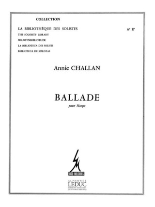 Annie Challan - Ballade Harpe - Lm017