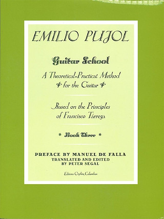 Emilio Pujol - Guitar School Vol.3