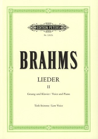 Johannes Brahms: Lieder 2 – tiefe Stimme