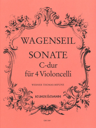 Georg Christoph Wagenseil: Sonate für 4 Violoncelli C-dur