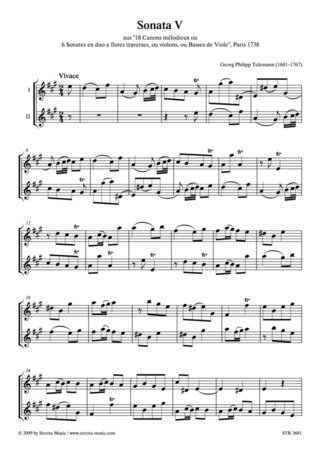 Georg Philipp Telemann: Sonata V