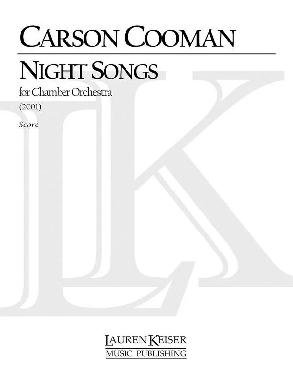 Carson Cooman - Night Songs