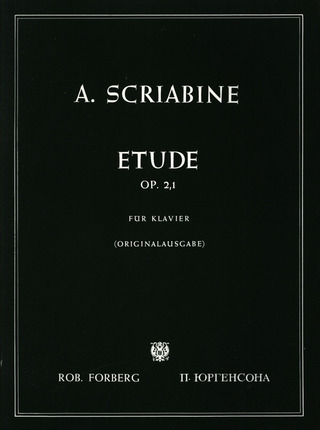 Alexander Scriabin: Etuede Cis-Moll Op 2/1