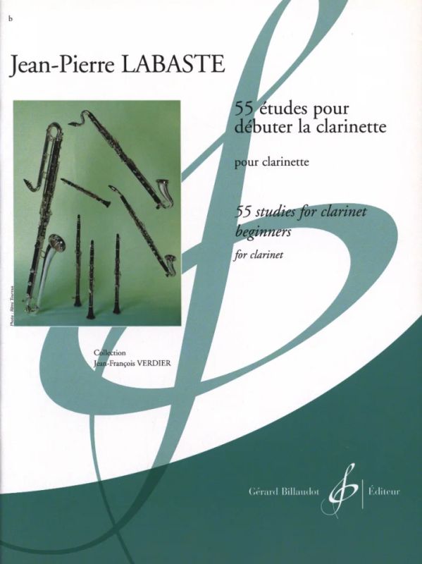 Jean-Pierre Labaste - 55 studies for clarinet beginners