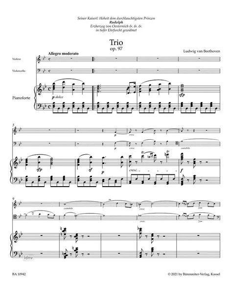 Ludwig van Beethoven - Trio in B-flat major op. 97