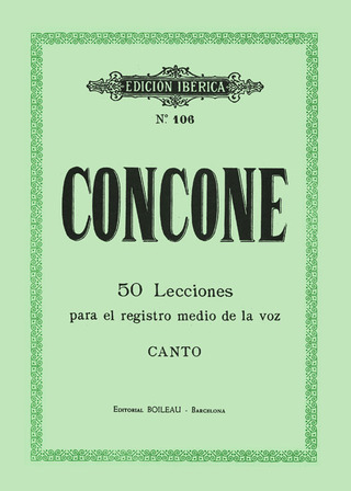 Giuseppe Concone - 50 Lecciones op. 9