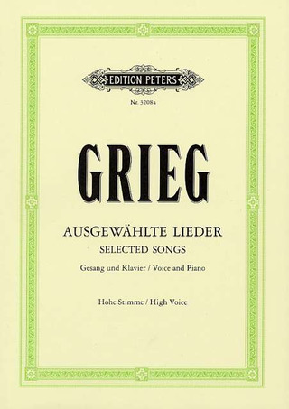 Edvard Grieg - 60 Ausgewählte Lieder