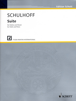 Erwin Schulhoff - Suite WV 18 (1911)