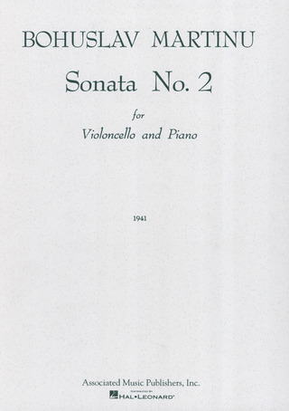 Bohuslav Martinů - Sonate Nr. 2 für Violoncello und Klavier