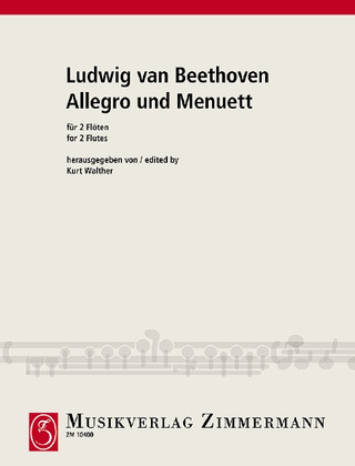 Ludwig van Beethoven - Allegro and Menuet