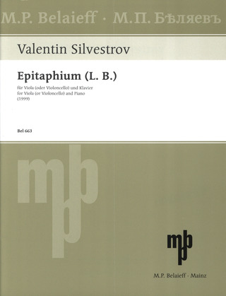 Valentin Silvestrov - Epitaphium (L. B.)