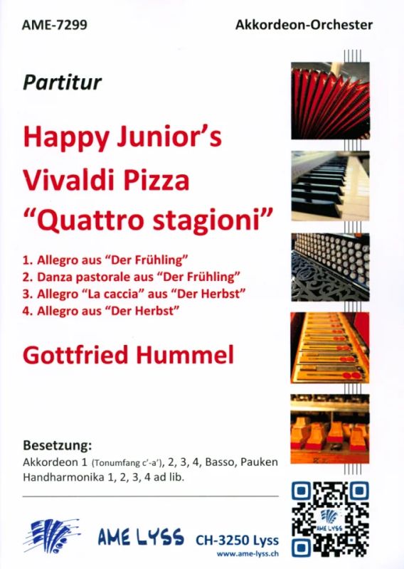 Gottfried Hummel - Happy Junior's Vivaldi Pizza Quattro Stagioni