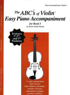 Janice Tucker Rhoda - The ABC's of Violin 5  – Easy Piano Accompaniment