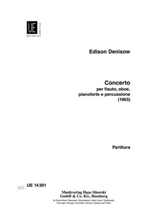 Edisson Denissow - Concerto für Flöte, Oboe, Klavier und Schlagzeug