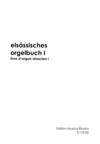 Elsässisches Orgelbuch