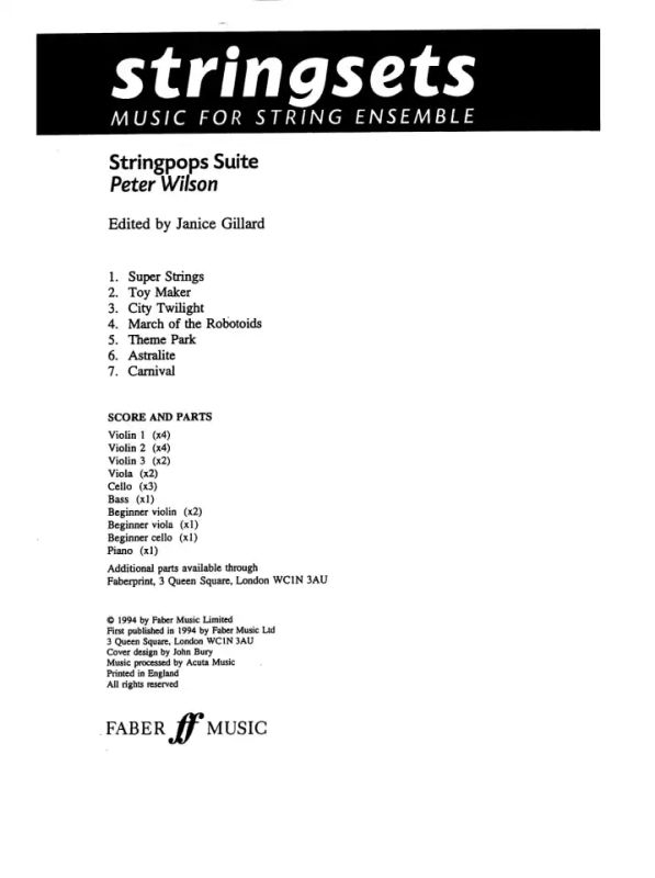 Peter Wilsonet al. - Stringpops Suite (0)