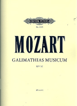 Wolfgang Amadeus Mozart - Galimathias musicum KV 32 (Den Haag, Anfang März 1766)