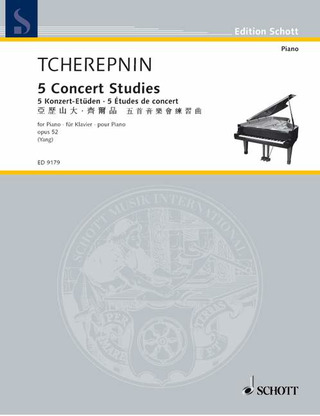 Alexander Nikolajewitsch Tscherepnin - 5 Concert Studies