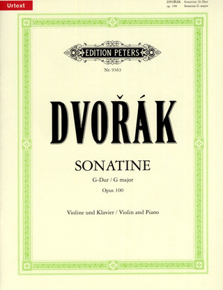 Antonín Dvořák - Sonatine für Violine und Klavier G-Dur op. 100