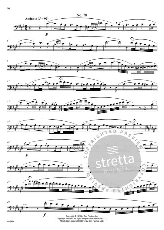 Marco Bordogni - Melodious Etudes for Trombone 2 (3)