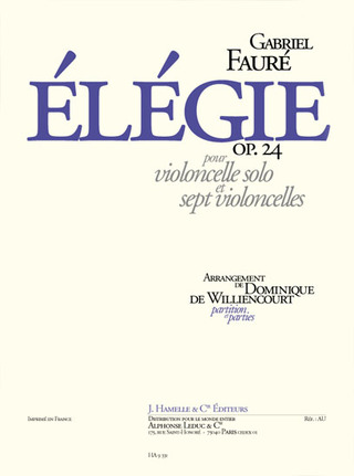 Gabriel Fauré: Élegie op. 24