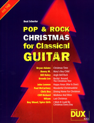 Pop & Rock Christmas for Classical Guitar