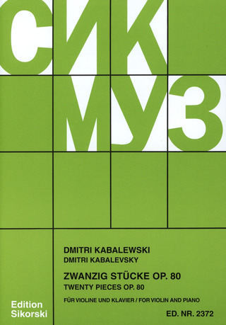 Dmitri Kabalewski - 20 Pieces op. 80