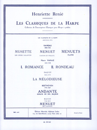 Henriette Renié - Les Classiques de la Harpe No. 1
