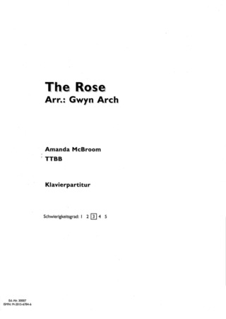 Amanda McBroom - The Rose