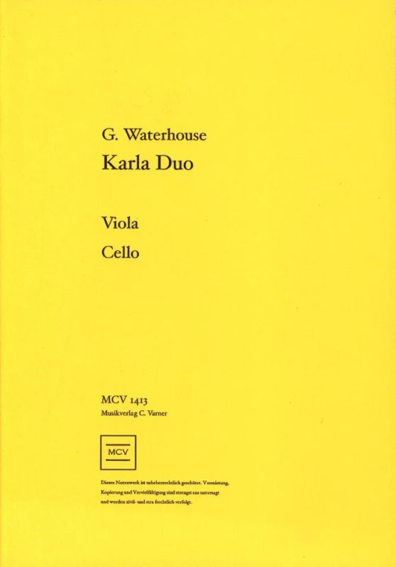 Graham Waterhouse - Karla Duo (0)