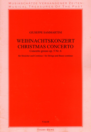 Giuseppe Sammartini: Weihnachtskonzert – Concerto grosso op. 5/6