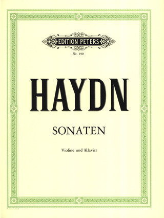 Joseph Haydn: Sonaten für Violine und Klavier