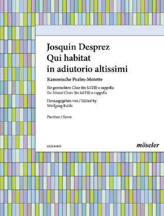 Josquin Desprez - Who live in the shelter of the Most High