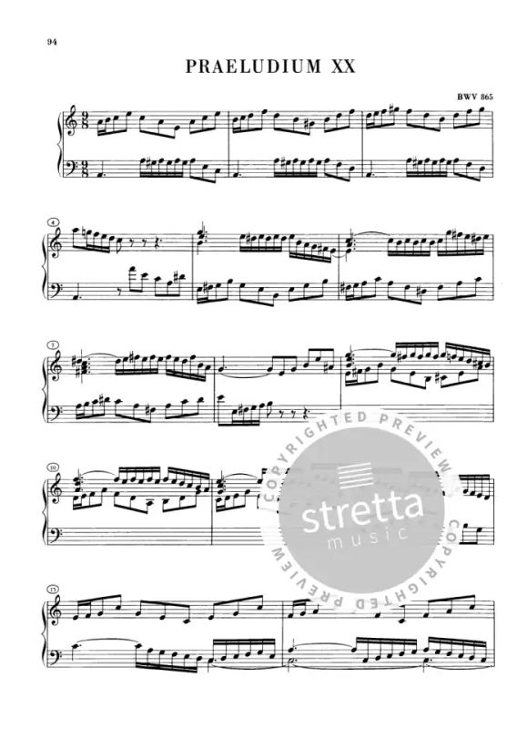 Johann Sebastian Bach: The Well-Tempered Clavier I (5)