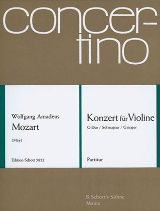 Wolfgang Amadeus Mozart: Konzert  G-Dur KV 216