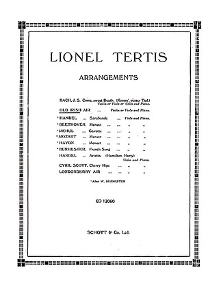 Lionel Tertis - Old Irish Air