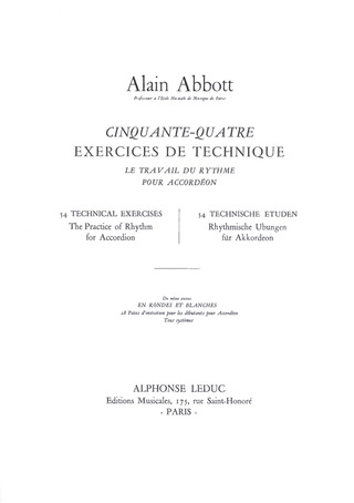 Alain Abbott - 54 Exercices Techniques