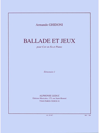 Armando Ghidoni - Ballade Et Jeux