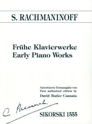 Sergei Rachmaninow - Frühe Klavierwerke