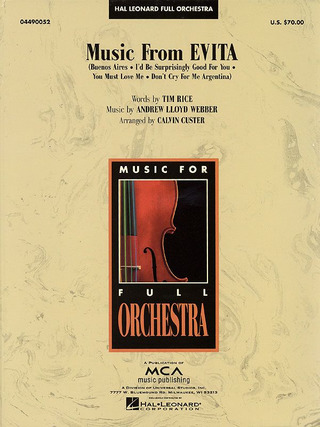 Andrew Lloyd Webber i inni - Music from Evita