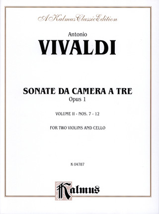 Antonio Vivaldi - Sonata Da Camera A Tre Op 1 Bd 2 (Sonaten 7-12)