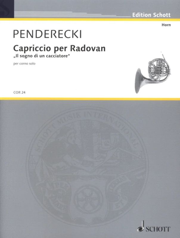 Krzysztof Penderecki - Capriccio per Radovan