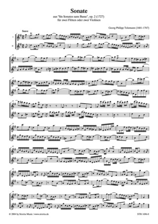 Georg Philipp Telemann: Sonate G-Dur